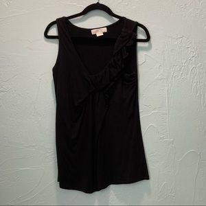 Michael Kors
L- Black Tank with Ruffle on front